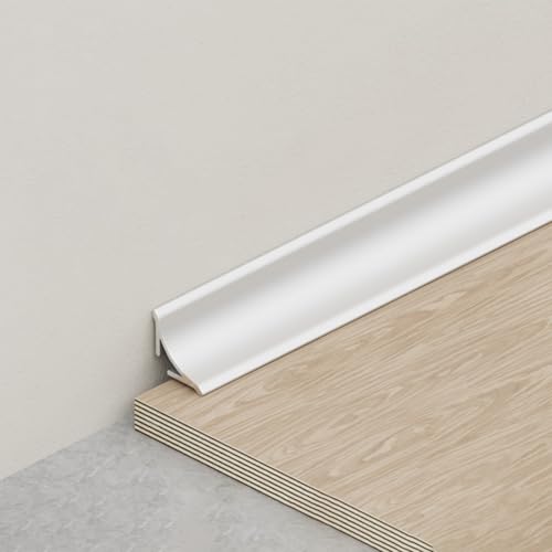 隙間ガード アルミ合金製 巾木シール コーナーモールディング 3x100cm 壁面保護 エッジ強化 防錆 抗摩耗 高耐久性 トップモールディング 簡単施工 DIY 家庭用 商業空間 オフィス向け(カラー 2,20mm)