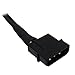 COMeap Molex to CPU 8 Pin EPS Power Cable, LP4 Molex Male to CPU 8 Pin (4+4) EPS-12V Adapter Converter Sleeved 13-inch(33cm)