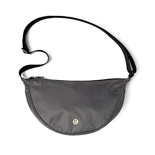 Red by Kiss Cross Body Bag, Durable Water-Resistant Fabric, Lightweight Daily Bag, Adjustable Straps & Inner Pocket (Regular, Gray) - Main Image