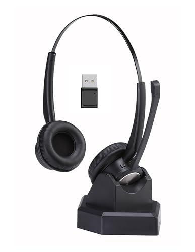 Ezdirect Cuffia microfono wireless bluetooth stereo Ezlight M800 dongle USB-A