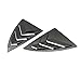 Rear Side Window Louvers Compatible with Tesla Model Y 2020-2023 Air Vent Scoop Shades Cover Blinds (Glossy Black)