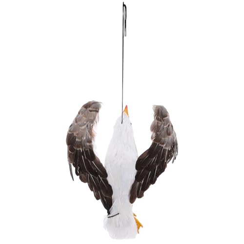 Finition Soignée pour ce Modèle de Mouette Blanche Ornemental