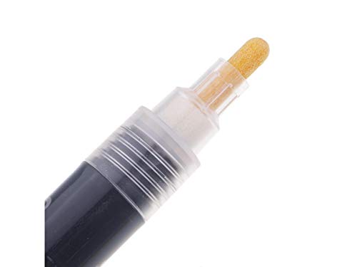 Image of Gold,Silver,White,Black Permanent Acrylic Paint Marker Pens For Rocks Painting,Ceramic,Glass,Wood,Fabric,Canvas,Mugs,Scrapbooking Craft,Card Making(4 Pcs),medium