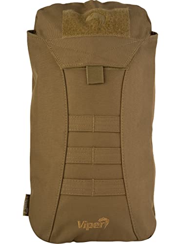 Viper TACTICAL Modulare Trinkblasen Tasche 40 cm, Cordura 600D MOLLE-kompatible Taktische Wasserträger 2L mit Befestigungsriemen & Ablauf für Outdoor, Airsoft, Wandern - Coyote Viper TACTICAL Modulare Trinkblasen Tasche 40 cm, Cordura 600D MOLLE-kompatible Taktische Wasserträger 2L mit Befestigungsriemen & Ablauf für Outdoor, Airsoft, Wandern - Coyote
