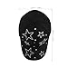 FRCOLOR Baseball Cap for Men and Women Rhinestone Five-Point Star Denim Sun Protection Hat Casual Outdoor Summer Fashion