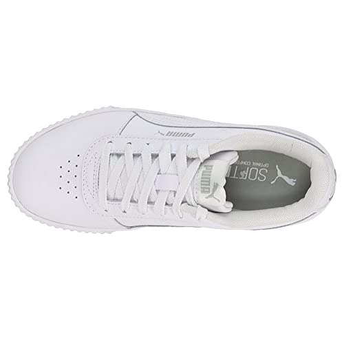 Image of Puma Carina 2.0 Synthetic Leather Lace Up Women's Sneakers