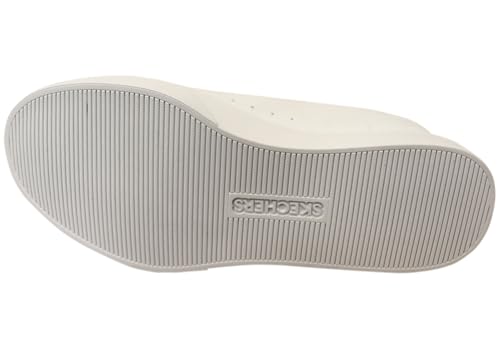 Skechers Skechers Women's Eden LX - Magical Dream Lace-Up Sneaker, White/Silver, 10 US