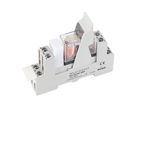 Relé G2RL-2 conmutador industrial compacto de 16A 24VDC para carril DIN con supresor TVS
