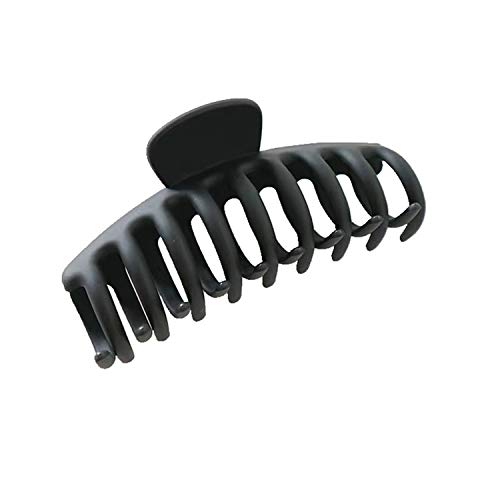 Youning Große Haarklammer,Klaue Clips,Haarspangen,haarspangen mädchen,Unregelmäßige,Rutschfeste Haarnadel,Damen Dicke Haare Klaue Klammern Haarbackenclips 11cm (Schwarz) Cover