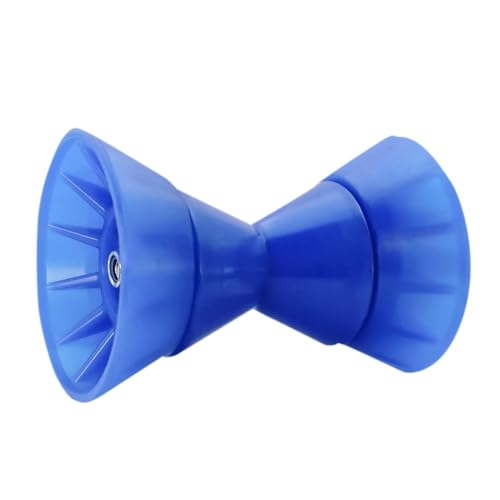 Rodillo de remolque de barco – Rodillo de remolque en forma de V con radios para ejes de 1,27 cm | Rodillo guía de remolque de barco para un fácil acoplamiento | Ruedas protectoras para remolque de