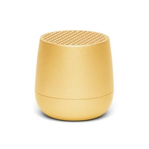 Lexon Mini Enceinte Bluetooth Portable MINO+, Micro Mains-Libre et déclencheur Selfie, Rechargeable sans Fil pour PC et Smartphone - Jaune Clair