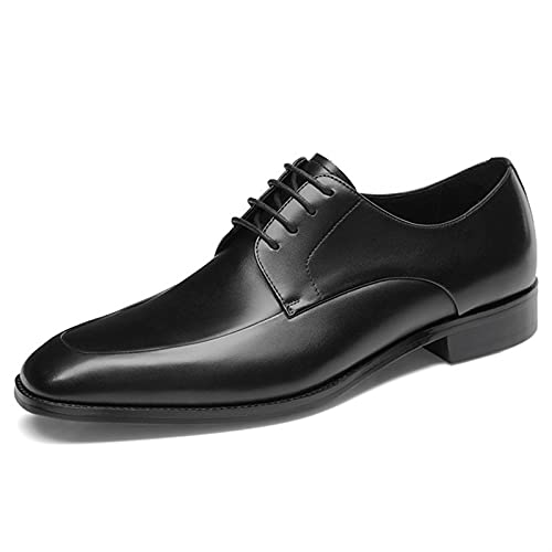 Chaussures habillées Oxford pour hommes avec lacet et bout carré
