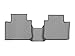 WeatherTech Custom Fit FloorLiners for Toyota Camry - 2nd Row (460513), Grey