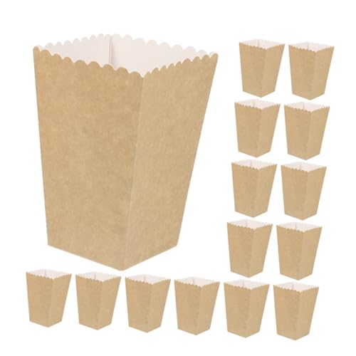 ELAYARD 24 Piezas Cajas Kraft para y Snacks de Unidades Contenedores Seguros y Reutilizables para Fiestas Mediano