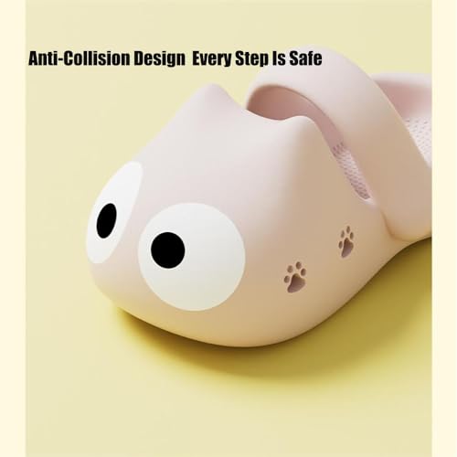 Generic Big Eye Cat Slippers, Funny Cartoon Eva Non-Slip Thick Sole Indoor Outdoor Slides2