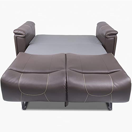 Thomas Payne 68" Tri-Fold Rv Sofa In Majestic Chocolate (67.5" W X 34" D X 38" H) — Converts To Bed - Space-Saving Design - Low Maintenance - Polyhyde Upholstery - Fits Through 26" Door - 377708 #TOP3