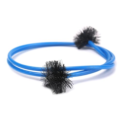 VICASKY 4 piezas Kit Limpieza Trompeta Cepillo Flexible Serpiente Soporte para Boquilla y Funda...