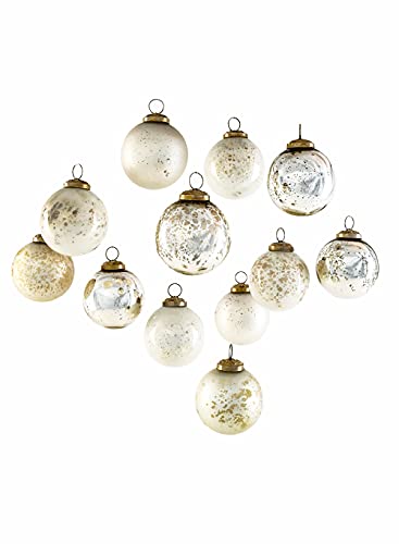 Serene Spaces Living 12pcs Vintage Style White &...