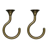 Lizntiate 2 Sets Ceiling Hook Large Swag Heavy Duty Swag Hook with Hardware for Hanging Plants Ceili