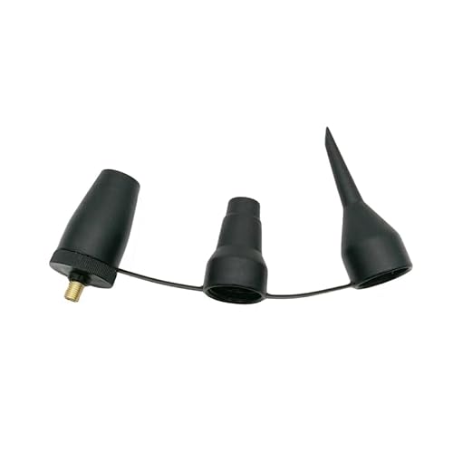 9-teiliges Druckluft-Kompressor-Düsen- und Adapter-Set – mit Ballnadel, Ausblaspistole, konischen Düsen, Messing- & Kunststoffadaptern – kompatibel mit Standard-Luftschläuchen und Reifenfüllgeräten