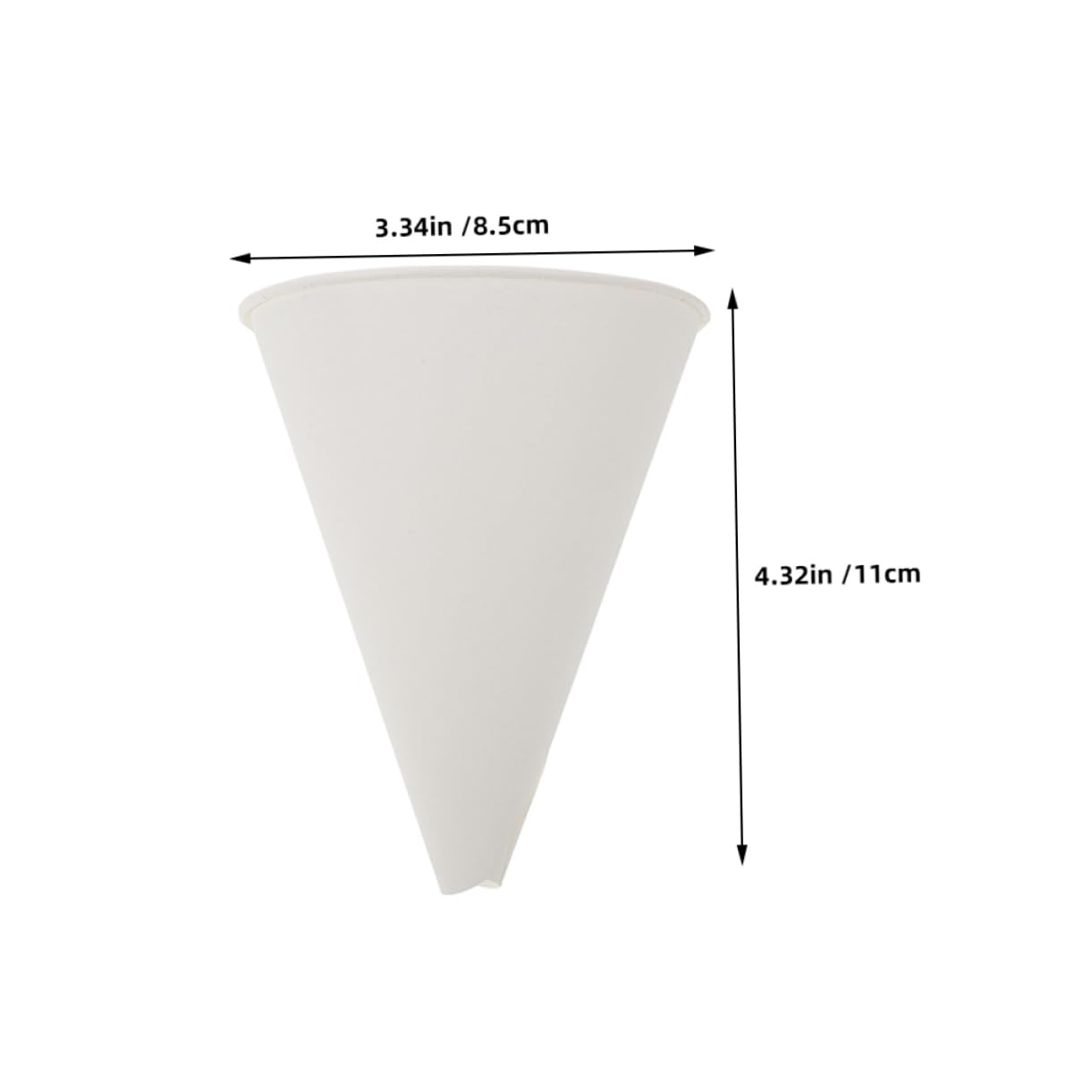 Gatuida Set de Entonnoirs Jetables en Papier Blanc Design Anti-fuite Pratique Lot de 120 pour Huile Moteur pour Vidanges D'huile Faciles et Rapides