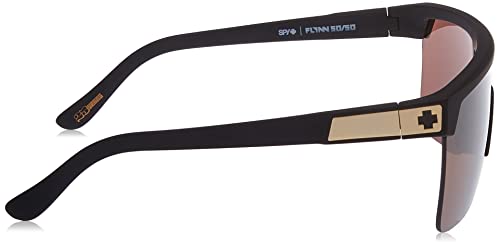 SPY Flynn 5050 25 Anniv Matte Blk Gold-HD Brnz w/Gold Mirror3