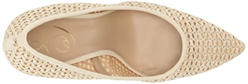 Sam Edelman Women's Hazel Pump, Ivory Raffia, 6 Wide #TOP4