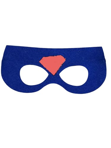 Image of BookMyCostume Kids Superhero Cape and Eye Mask Set for Boys & Girls - Fancy Dress for School Annual Day, Dance Drama & Theme Birthday Return Gift | Aged 3-10 Years