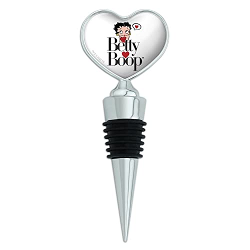 Betty Boop Heart Logo Heart Love Wine Bottle Stopper