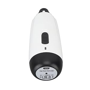 Dog Nail Grinder Dog Nail Clipper Rechargeable Low Noise Electric Paws Grooming Tool for Cat Pet