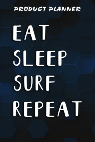 Product Planner Vintage Retro Eat Sleep Surf Repeat Surfing Surfer Gift Good: Gifts for Grandma:Plan & Create New Physical Products - Suppliers, ... 20 Products in your Business,Homeschool