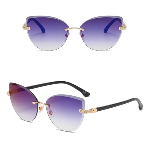 Lunettes œil de chat en strass parfaites pour les terrasses de café