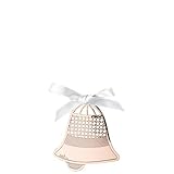  [W] Silver Collection Glocke 8cm Christmas Rose Gold