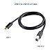Cable Matters USB C to USB B 3.0 Cable - 3.3ft, USBB to USBC Cable with Type-B 3.0 Connector, Black