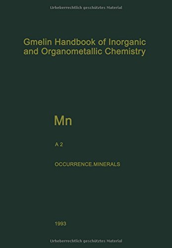 Buy Mn Manganese (Gmelin Handbook of Inorganic a) — BookShops.in
