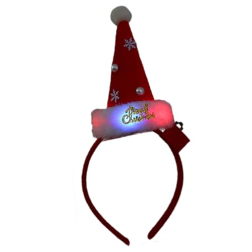 MALSSE Diadema LED de Navidad para todas las edades, accesorios para fiestas, festivales, diademas, accesorios para disfraz de temporada