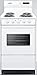 Summit Appliance WEM130KW 20" Wide 220V Electric Range in White with Coil Elements, High Backguard, Oven Window, Light, Adjustable Oven Racks, Broiler Pan and Lower Storage Compartment