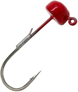 Z-man FJH115-04PK5 Finesse Shroomz Hooks, 1/15 oz Size, Red, per 5