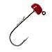 Z-man FJH115-04PK5 Finesse Shroomz Hooks, 1/15 oz Size, Red, per 5