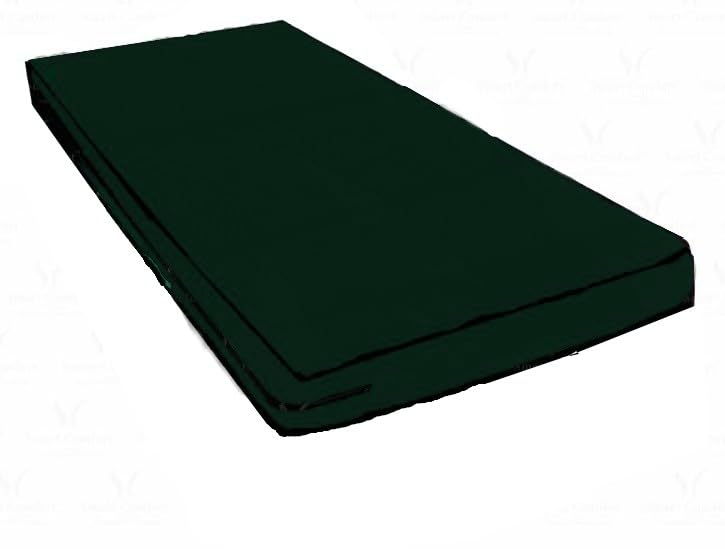 Image of 100% Waterproof Mattress Cover /Protector with Zipper Chain for Double Bed (Set of 2 Pieces) II All Around Protection with 360 Encasing (36 inch*72 inch*6 inch, Green)