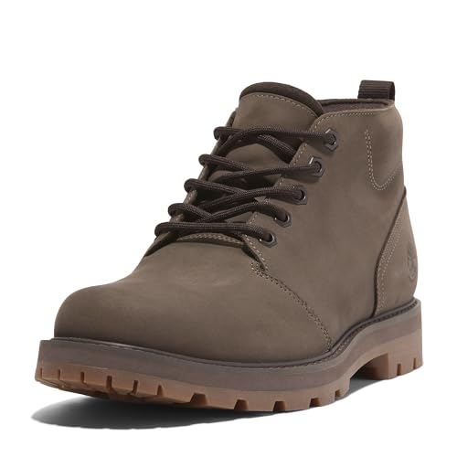 Timberland Men's Britton Road Mid Lace Up Waterproof Chukka Boot, Medium Brown Nubuck, 10 Medium