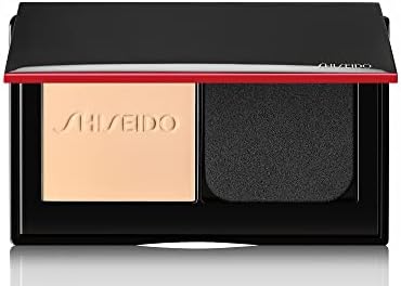 Shiseido Synchro Skin Self-Refreshing Custom Finish Powder Foundation, Opal 130-24-Hour Sheer-to-Medium Buildable Coverage with Shine Control - Smudge Proof & Non-Comedogenic