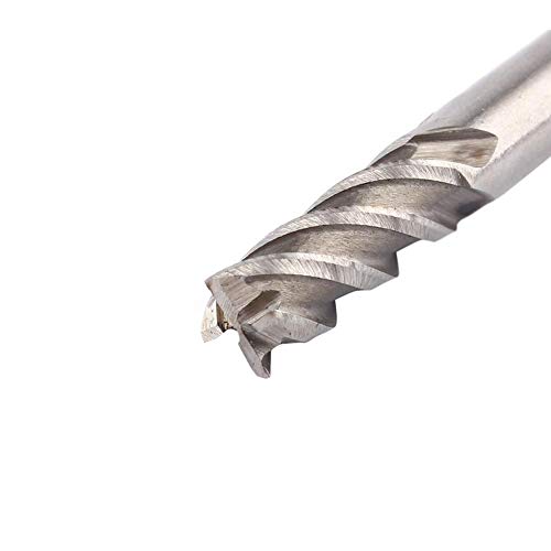 Image of Carbide Nose End Mill, 1Pc 4 Flute EndMill Straight 1 /4 inch Shank Flutes End Mills 1 /4 inch Working Cutter