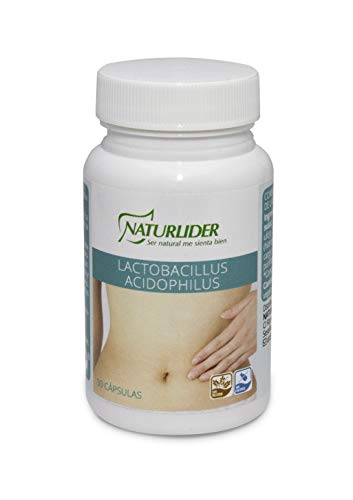 Naturlider - Lactobacillus Acidophilus - Probioticos Intestinales - Para Mejorar La Flora Intestinal - 30 Caps