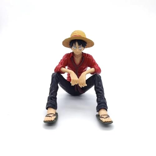 Image of Premium Action Figures Collectible for Office Desk, Study Table, Car Dashboard, Decoration for Anime Lovers, Fans, Kids, Collectors (Red Shirt)