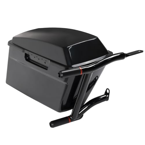 Black Double Barrel Performance Saddlebag Guards Compatible with 2014-2024 Harley Touring miniatura 6