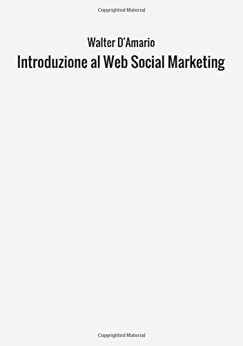 Introduzione al Web Social Marketing