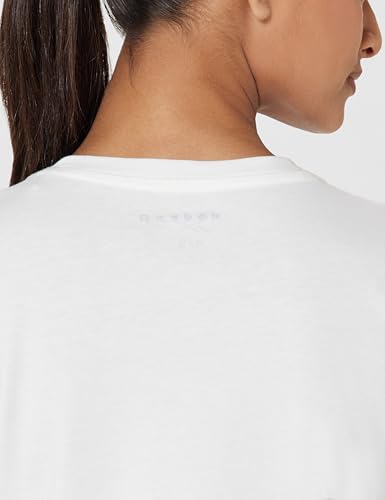 Image of Reebok Women's 100% Cotton Casual T-Shirt - Pure Cotton Soft Breathable Slim Fit Half Sleeve Tee for Men | Round Neck Tshirt for Men Cotton Tshirt