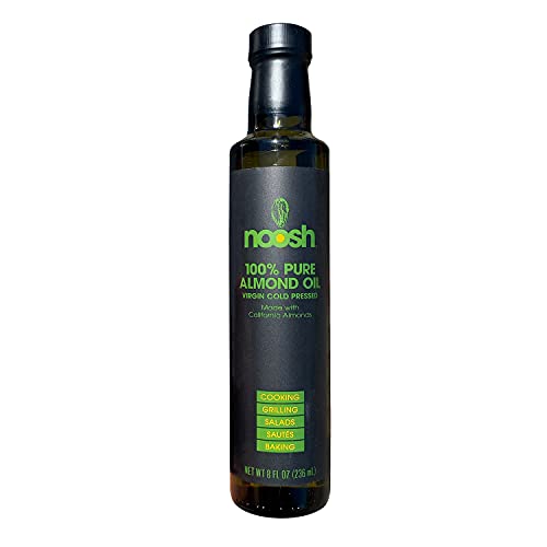 Noosh Cold-Pressed Virgin Almond Oil - Made With California Almonds - Vegan, Gluten Free, Kosher, Non-Gmo #TOP3