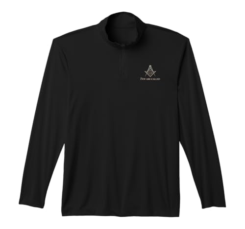 Few are Called Freemason Symbol Performance Quarter-Zip Top